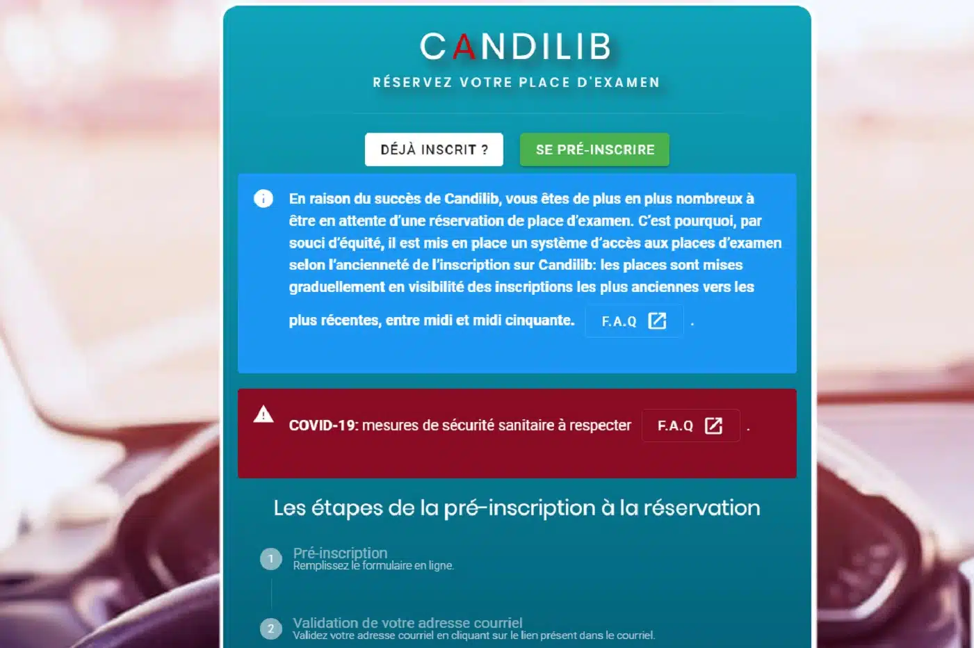 CandiLib : RDV permis et inscription, on vous dis tout !