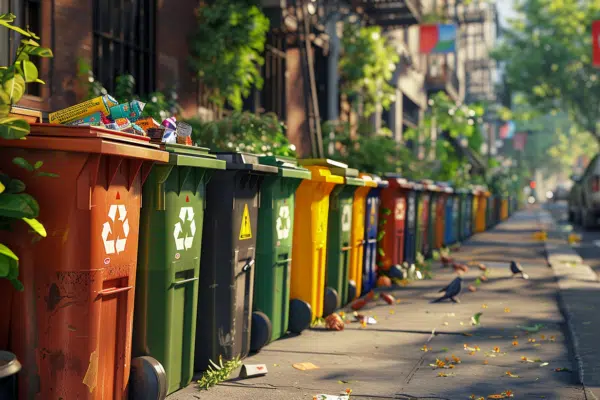 Règles de placement des poubelles sur trottoir : conseils et normes municipales