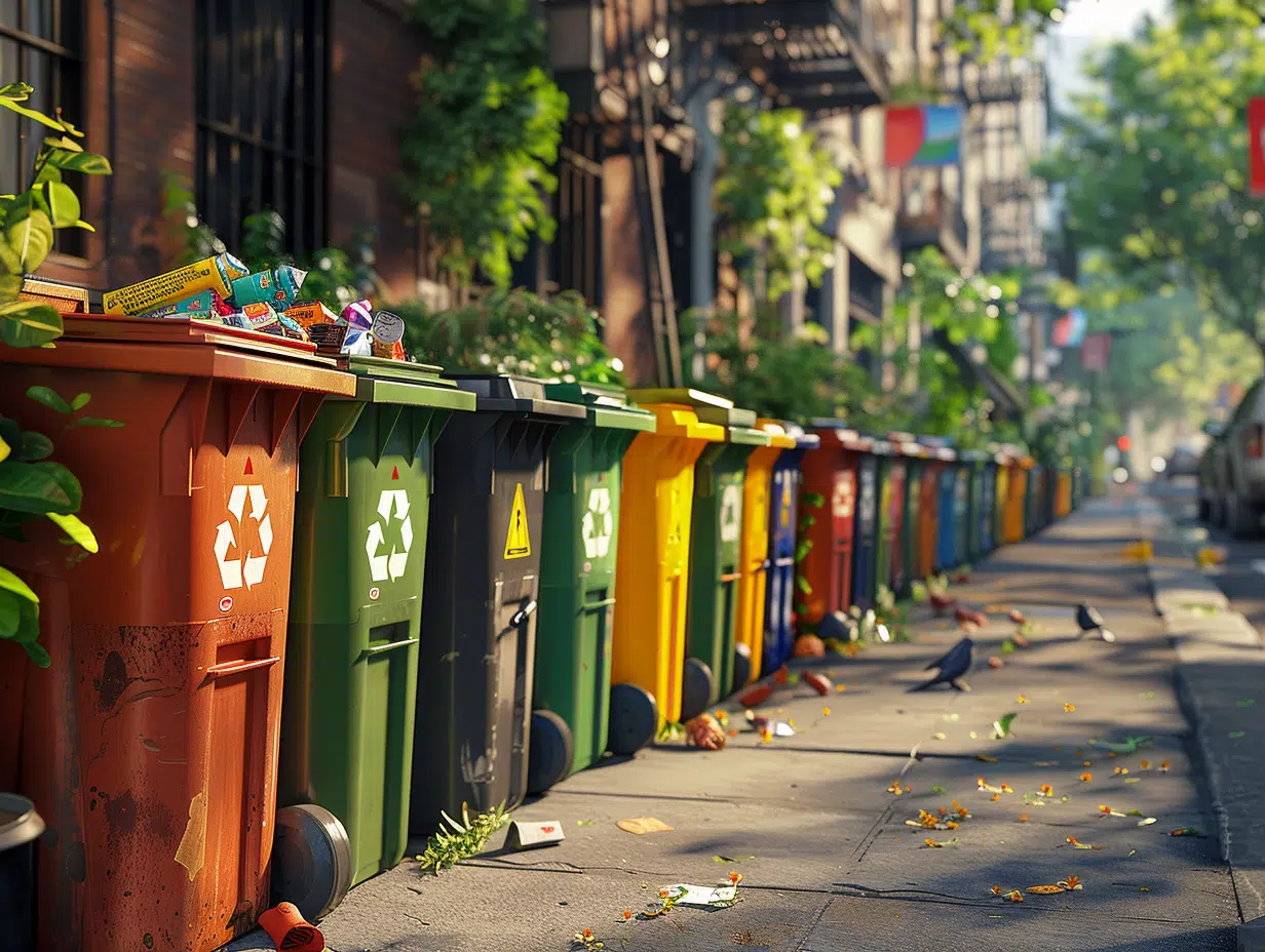 Règles de placement des poubelles sur trottoir : conseils et normes municipales