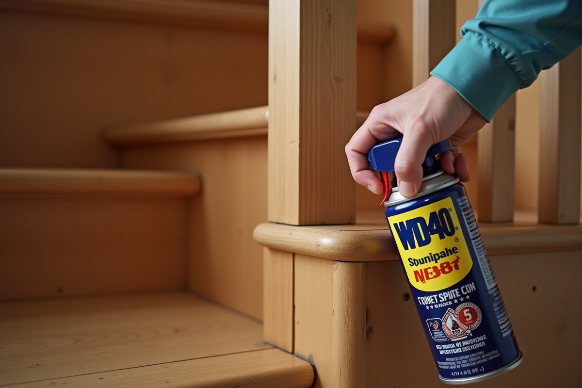 wd-40 escalier