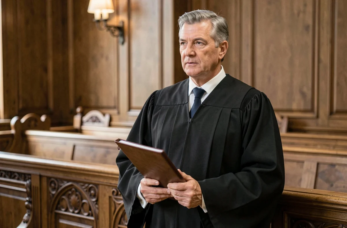 Avocat en robe noire devant un tribunal à Metz, spécialisé en droit pénal et droit des étrangers