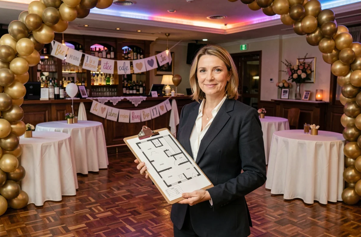 Coordinatrice préparant la privatisation d'un bar danse à Strasbourg pour un anniversaire privé